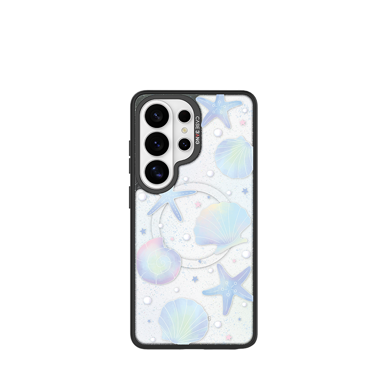 Dreamy Shell Snap-On Phone Case Samsung S26 Ultra full case