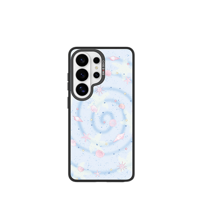Swirly Shells Snap-On Phone Case Samsung S26 Ultra full case