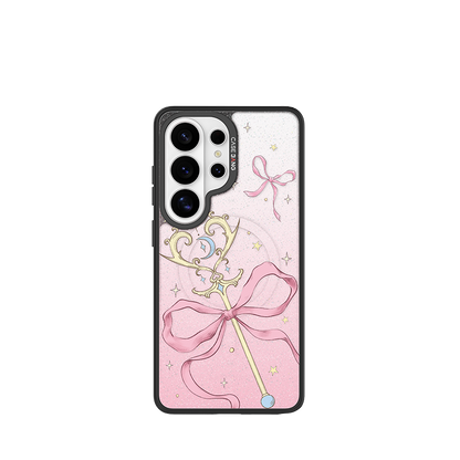 Magic Wand Bow Snap-On Phone Case Samsung S26 Ultra full case