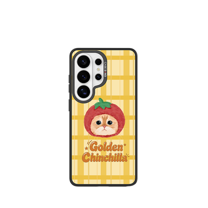 Golden Chinchilla Snap-On Phone Case Samsung S26 Ultra full case