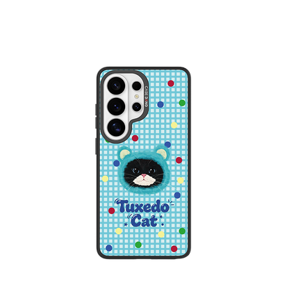 Dotty Tuxedo Snap-On Phone Case Samsung S26 Ultra full case
