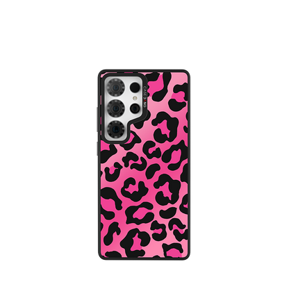 Pink Leopard Snap-On Case Samsung S26 Ultra full case