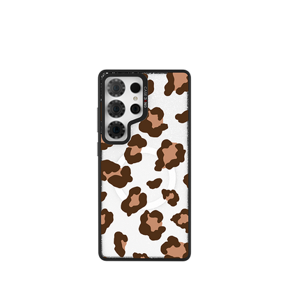 Hollow Leopard Snap-On Case Samsung S26 Ultra full case