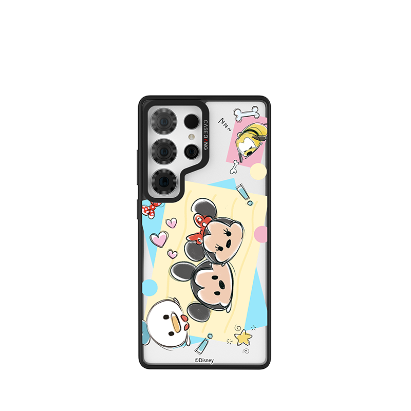 Mickey Big Head Notes Snap-On Case Samsung S26 Ultra full case