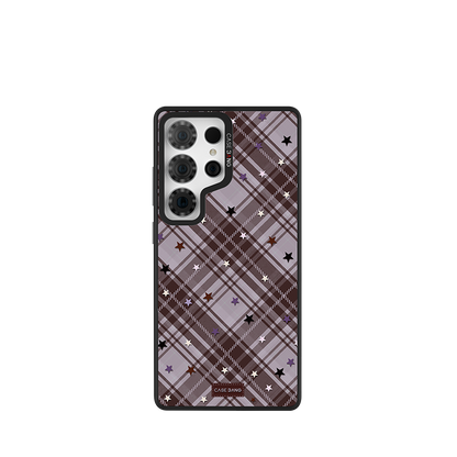 Grape Purple Stars Snap-On Case Samsung S26 Ultra full case