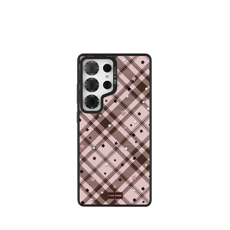 Rose Brown Stars Snap-On Case Samsung S26 Ultra full case