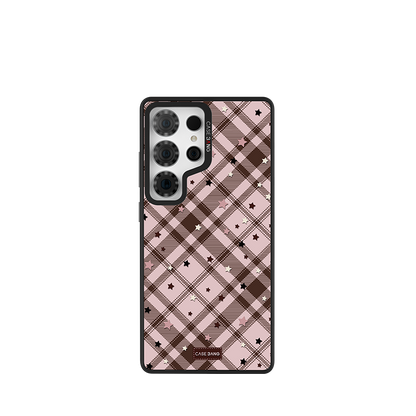 Rose Brown Stars Snap-On Case Samsung S26 Ultra full case