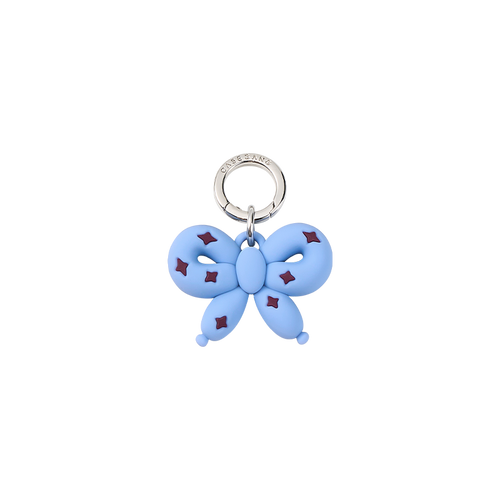 Dusty Blue Balloon Bow Pendant