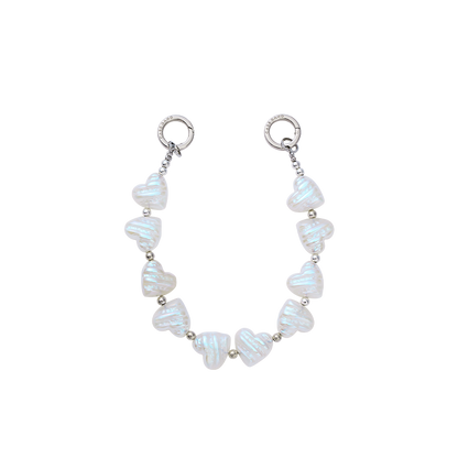 Heart Pearl Phone Hand Charm