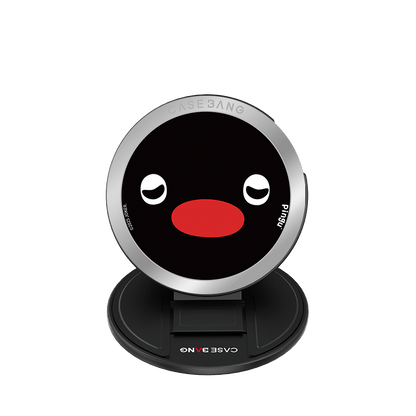 Sleepy Pingu MagSafe Grip Stand - CaseBangMagsafe Grip StandCaseBangBase Stand + Back Cover