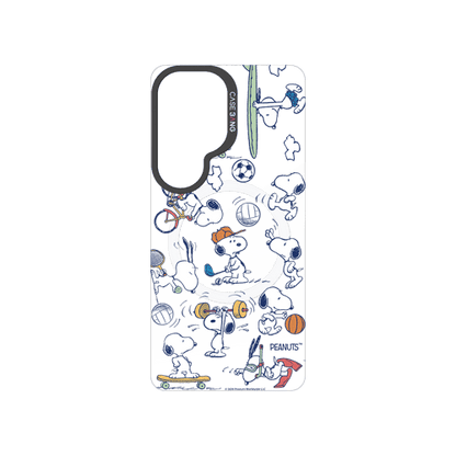 Snoopy Sports Party snap-on phone case cover for Samsung S26 – Snoopy | CaseBang