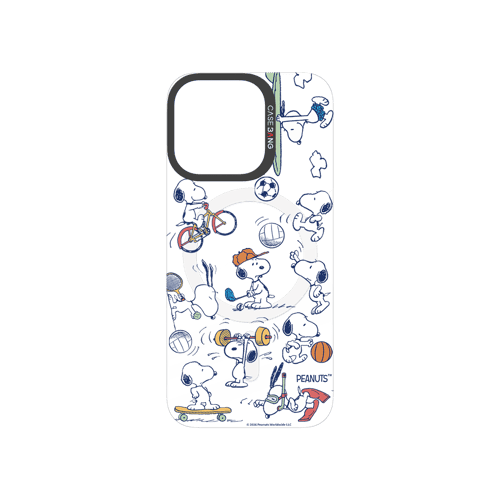 Snoopy Sports Party snap-on phone case cover for iPhone 16 Pro – Snoopy | CaseBang