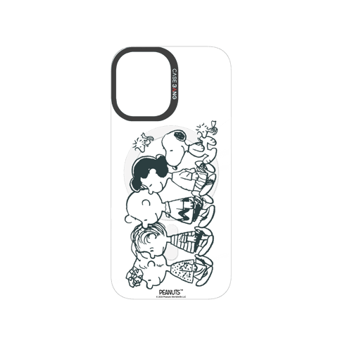 Snoopy Friends Sketch snap-on phone case cover for iPhone 17 – Snoopy | CaseBang