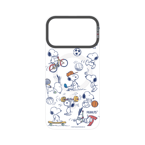 Snoopy Sports Party snap-on phone case cover for iPhone 17 Pro Max – Snoopy | CaseBang