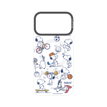 Snoopy Sports Party snap-on phone case cover for iPhone 17 Pro Max – Snoopy | CaseBang