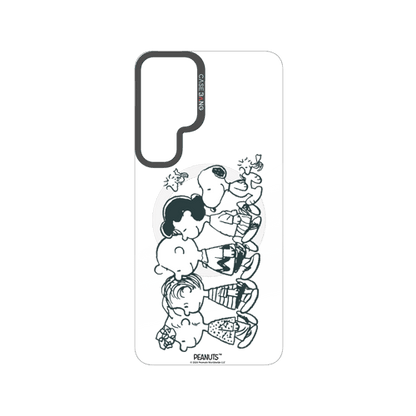 Snoopy Friends Sketch snap-on phone case cover for Samsung S24+ – Snoopy | CaseBang
