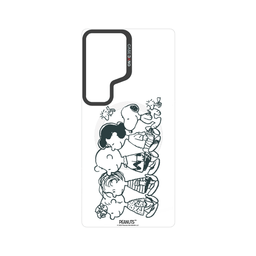 Snoopy Friends Sketch snap-on phone case cover for Samsung S25 Ultra – Snoopy | CaseBang
