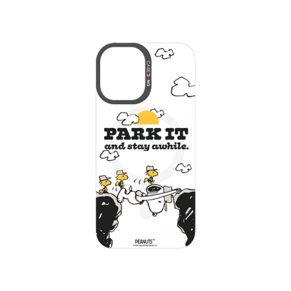 Snoopy Park Day snap-on phone case cover for iPhone 16 – Snoopy | CaseBang