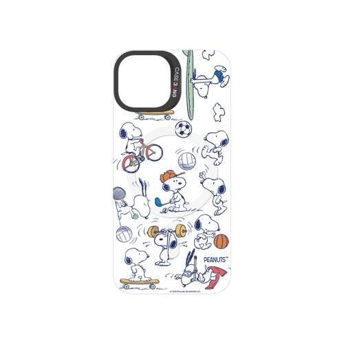 Snoopy Sports Party snap-on phone case cover for iPhone 15 – Snoopy | CaseBang