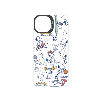Snoopy Sports Party snap-on phone case cover for iPhone 15 – Snoopy | CaseBang