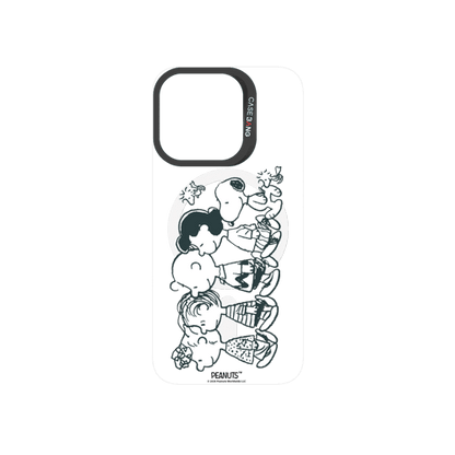 Snoopy Friends Sketch snap-on phone case cover for iPhone 15 Pro – Snoopy | CaseBang
