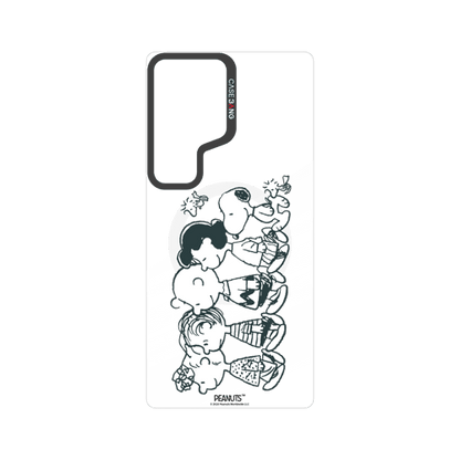 Snoopy Friends Sketch snap-on phone case cover for Samsung S24 Ultra – Snoopy | CaseBang