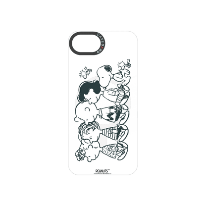Snoopy Friends Sketch snap-on phone case cover for iPhone 16e/17e – Snoopy | CaseBang