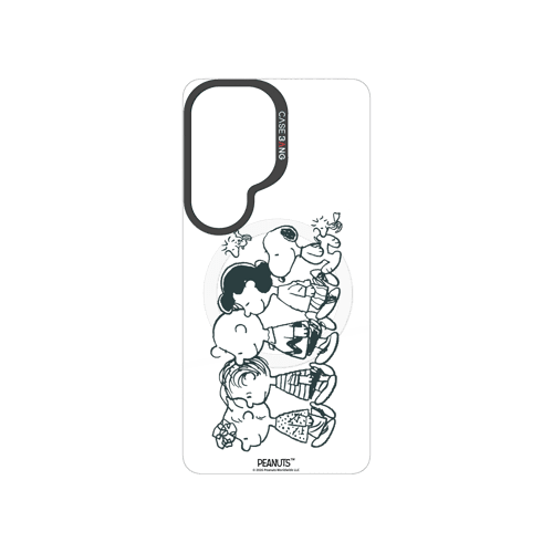 Snoopy Friends Sketch snap-on phone case cover for Samsung S26 – Snoopy | CaseBang