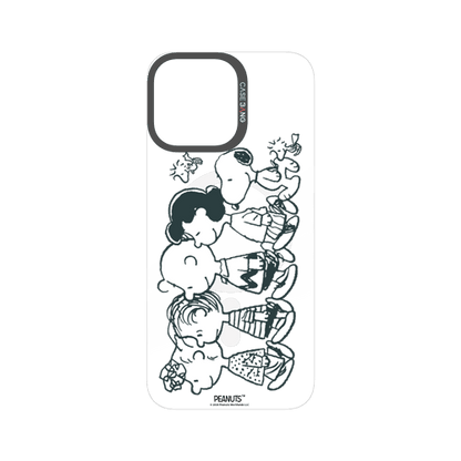 Snoopy Friends Sketch snap-on phone case cover for iPhone 16 Pro Max – Snoopy | CaseBang