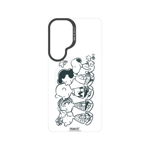 Snoopy Friends Sketch snap-on phone case cover for Samsung S26+ – Snoopy | CaseBang