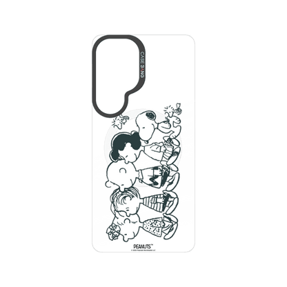 Snoopy Friends Sketch snap-on phone case cover for Samsung S26+ – Snoopy | CaseBang