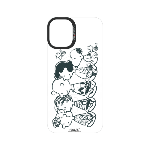 Snoopy Friends Sketch snap-on phone case cover for iPhone 16 Plus – Snoopy | CaseBang