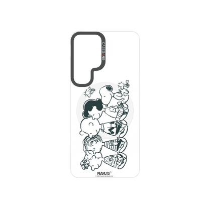 Snoopy Friends Sketch snap-on phone case cover for Samsung S24 – Snoopy | CaseBang