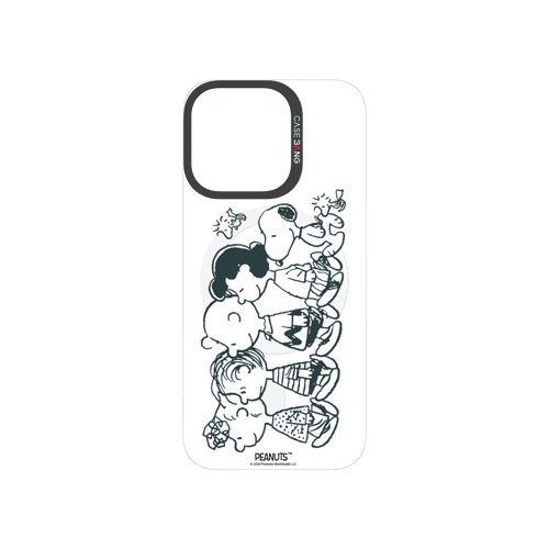 Snoopy Friends Sketch snap-on phone case cover for iPhone 16 Pro – Snoopy | CaseBang