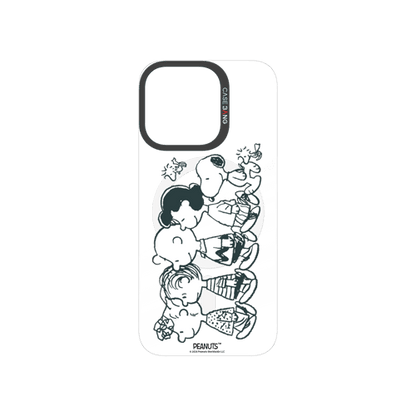 Snoopy Friends Sketch snap-on phone case cover for iPhone 16 Pro – Snoopy | CaseBang