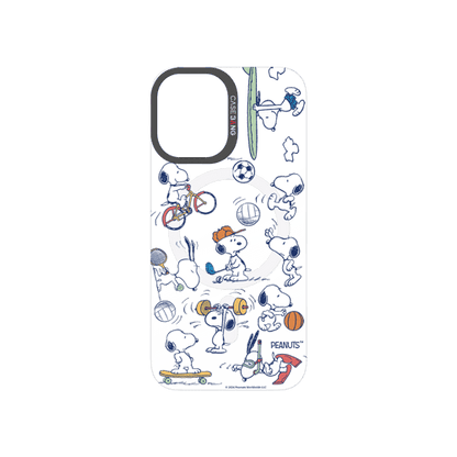 Snoopy Sports Party snap-on phone case cover for iPhone 16 – Snoopy | CaseBang