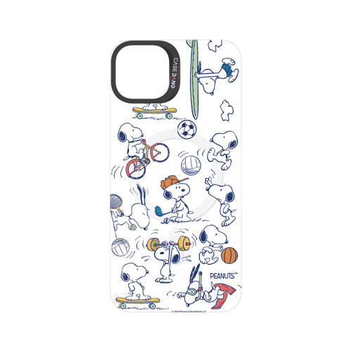 Snoopy Sports Party snap-on phone case cover for iPhone 15 Plus – Snoopy | CaseBang