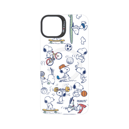 Snoopy Sports Party snap-on phone case cover for iPhone 15 Plus – Snoopy | CaseBang