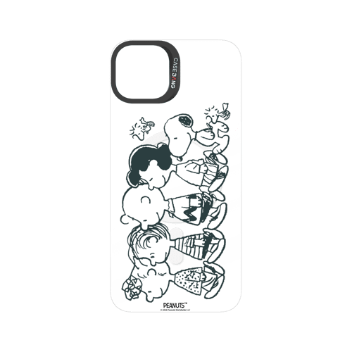 Snoopy Friends Sketch snap-on phone case cover for iPhone 15 Plus – Snoopy | CaseBang