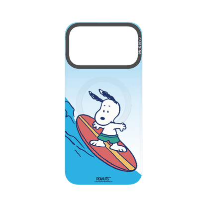 Snoopy Surf Ride snap-on phone case cover for iPhone 17 Pro Max – Snoopy | CaseBang