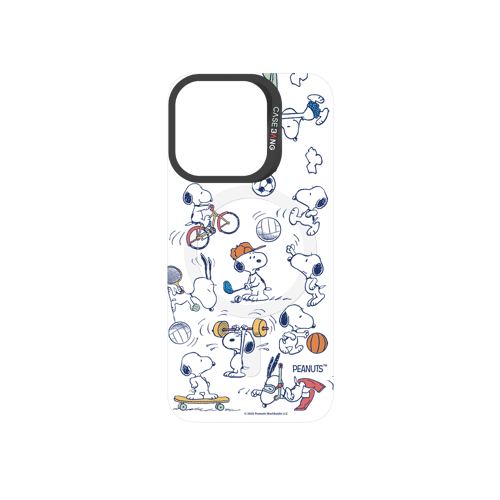 Snoopy Sports Party snap-on phone case cover for iPhone 15 Pro – Snoopy | CaseBang