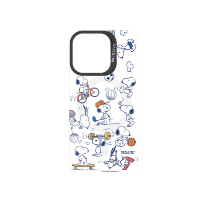 Snoopy Sports Party snap-on phone case cover for iPhone 15 Pro – Snoopy | CaseBang