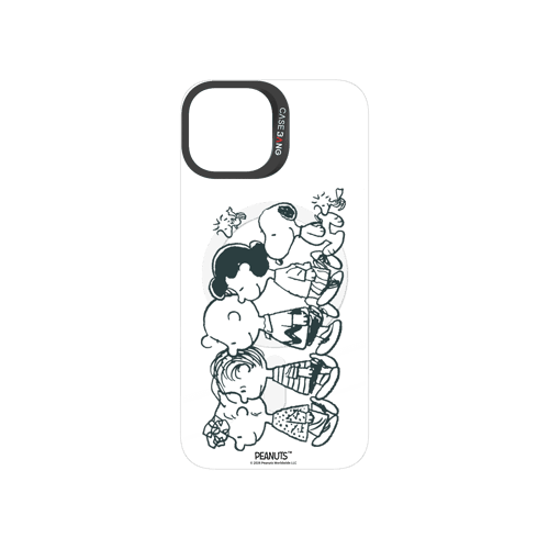 Snoopy Friends Sketch snap-on phone case cover for iPhone 15 – Snoopy | CaseBang