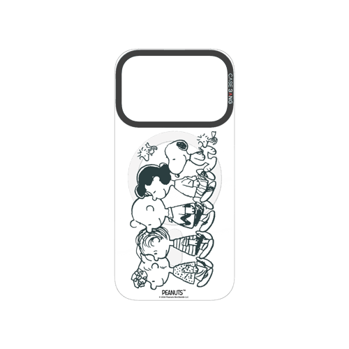 Snoopy Friends Sketch snap-on phone case cover for iPhone 17 Pro – Snoopy | CaseBang