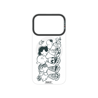 Snoopy Friends Sketch snap-on phone case cover for iPhone 17 Pro – Snoopy | CaseBang