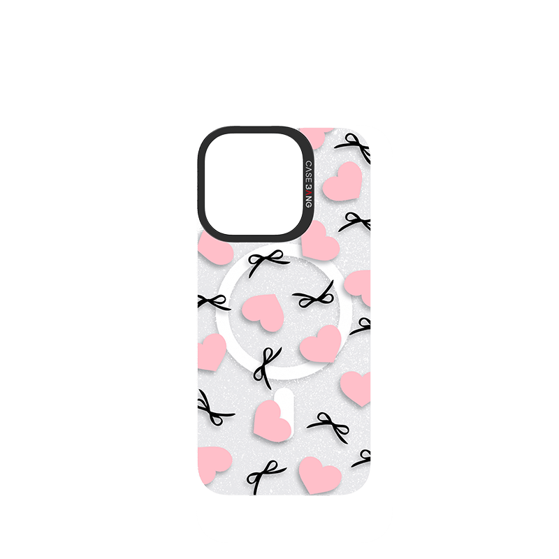 SPARKLING PINK BOW Imagisnap - CaseBangImagisnapCaseBangiPhone 16 Pro MaxBack Cover