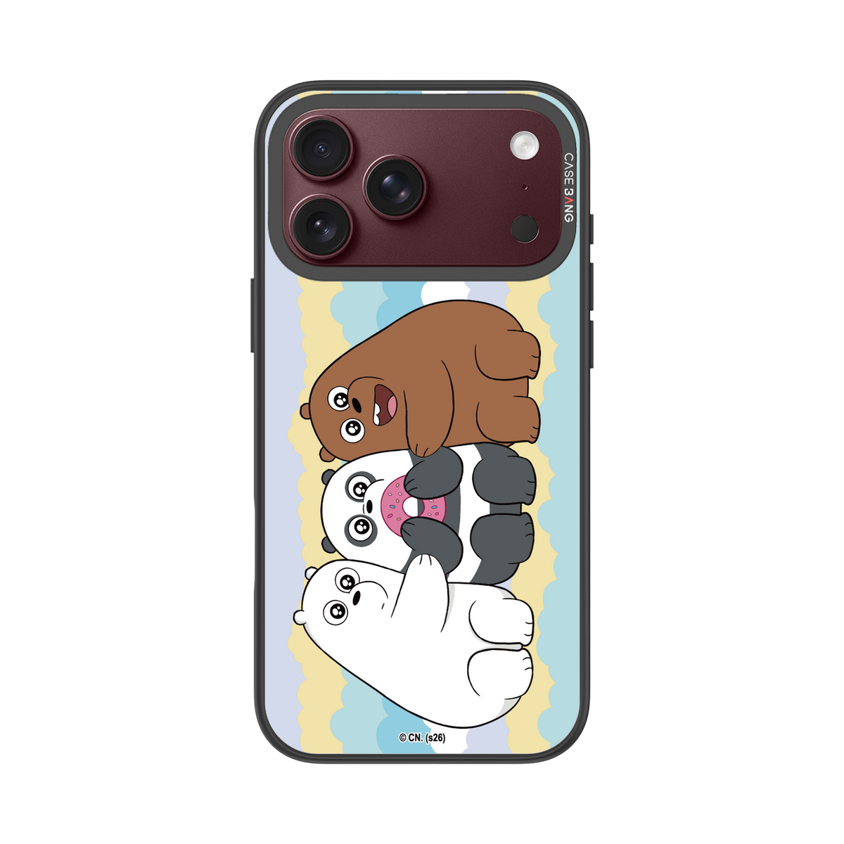 Stacked Three Bears Snap-On Phone Case