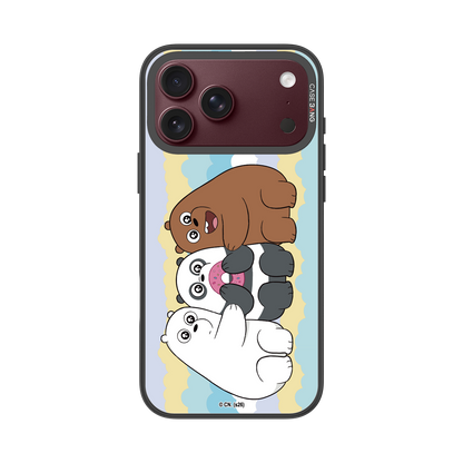 Stacked Three Bears Snap-On Phone Case