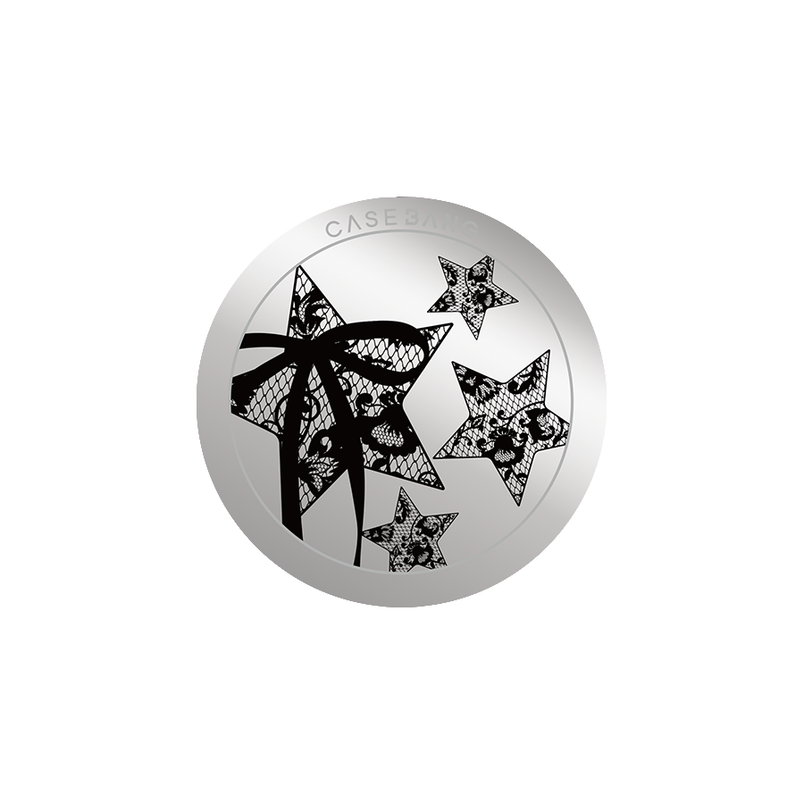 Star Bow Black stand back cover