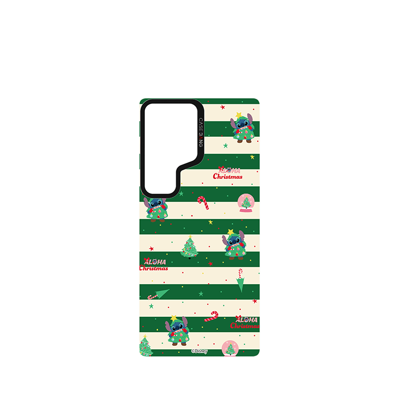 Stitch Christmas Stripes Imagisnap - CaseBangImagisnapCaseBangSamsung S25 UltraBack Cover